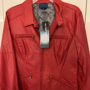 Once Upon a Time Emma Swan Red Leather Jacket